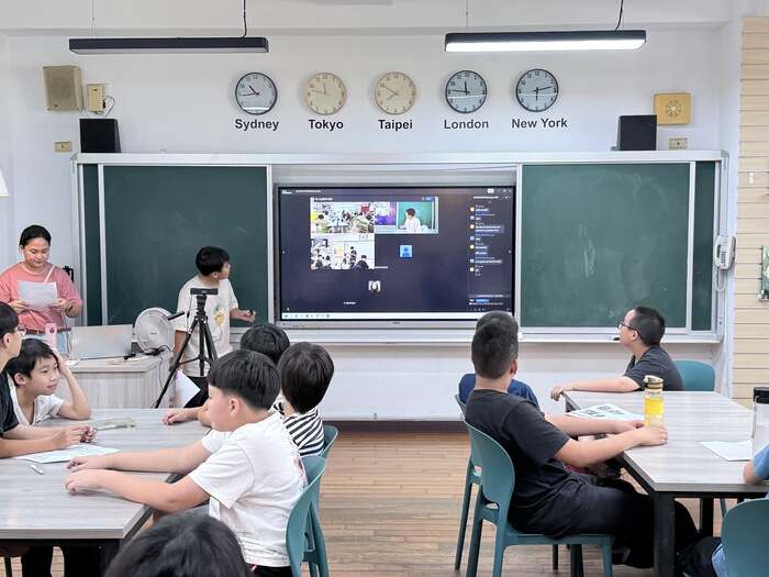 東新跨國界，視訊連世界！五年級台韓線上交流初體驗
