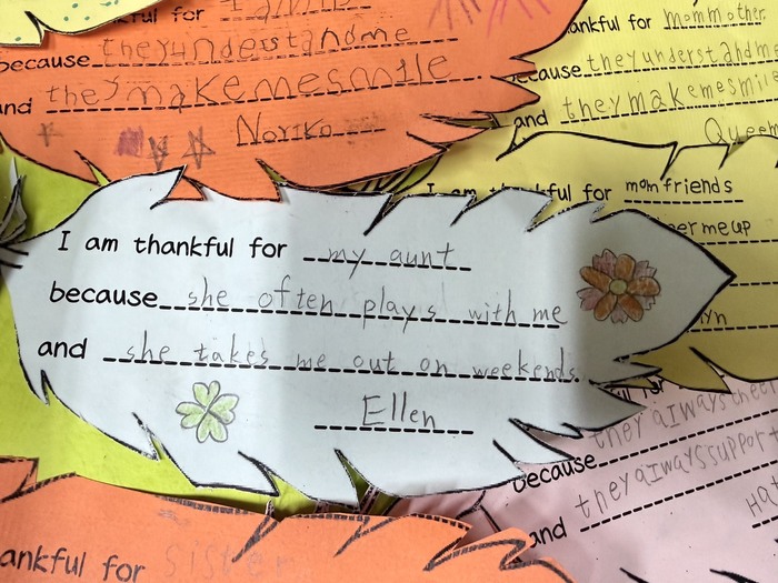 英語日活動 #Grateful #感恩節活圖片