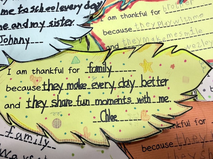 英語日活動 #Grateful #感恩節活圖片